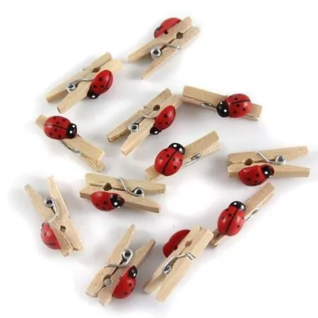 Glorex Marienkäfer Mini, 12 Stück
