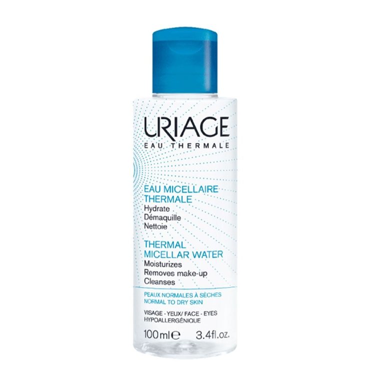 Eau Micellaire Thermale Visage et Yeux 100ml Peaux Normales à Sèches Uriage