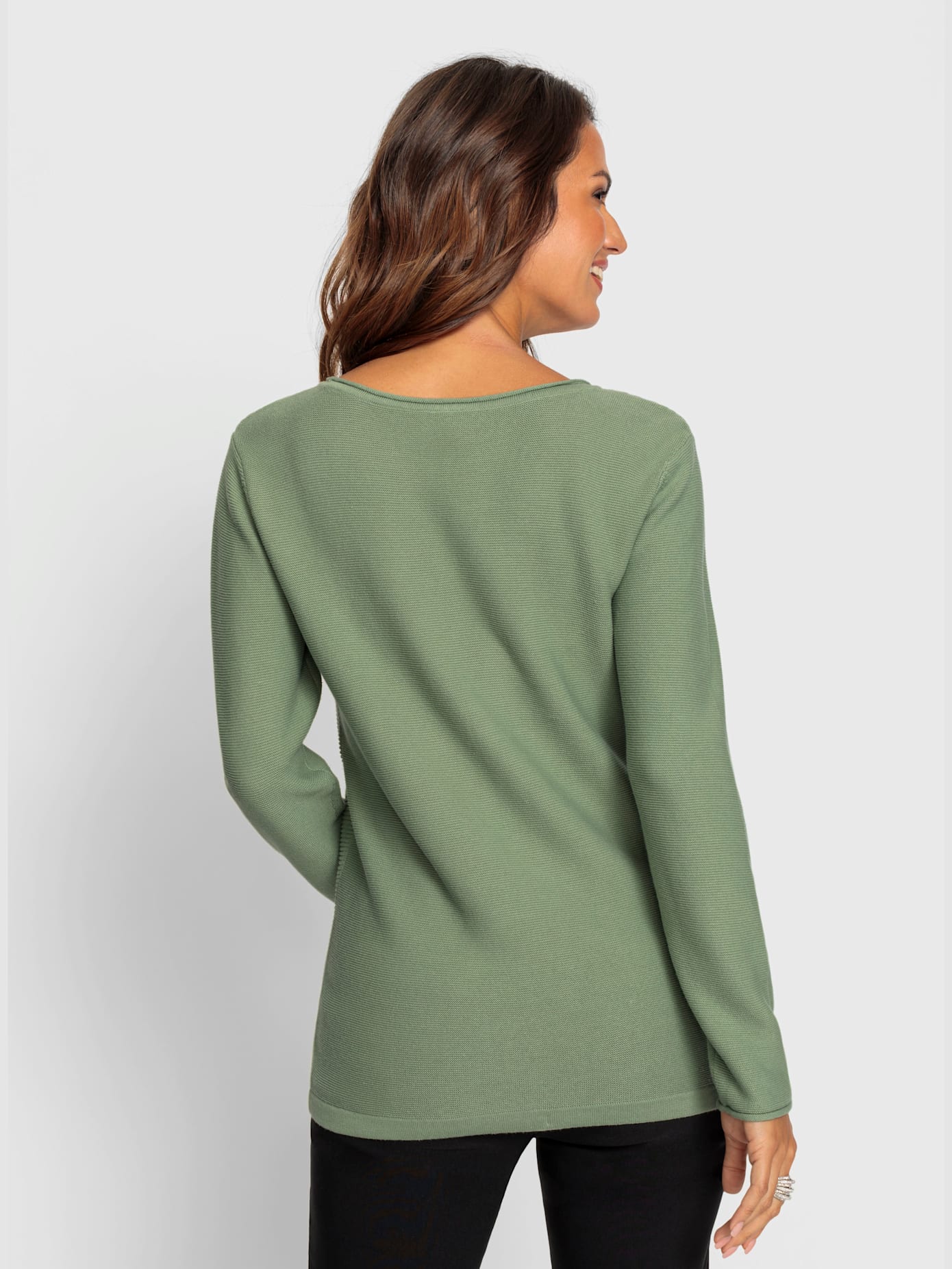 Pull maille perlée attrayante