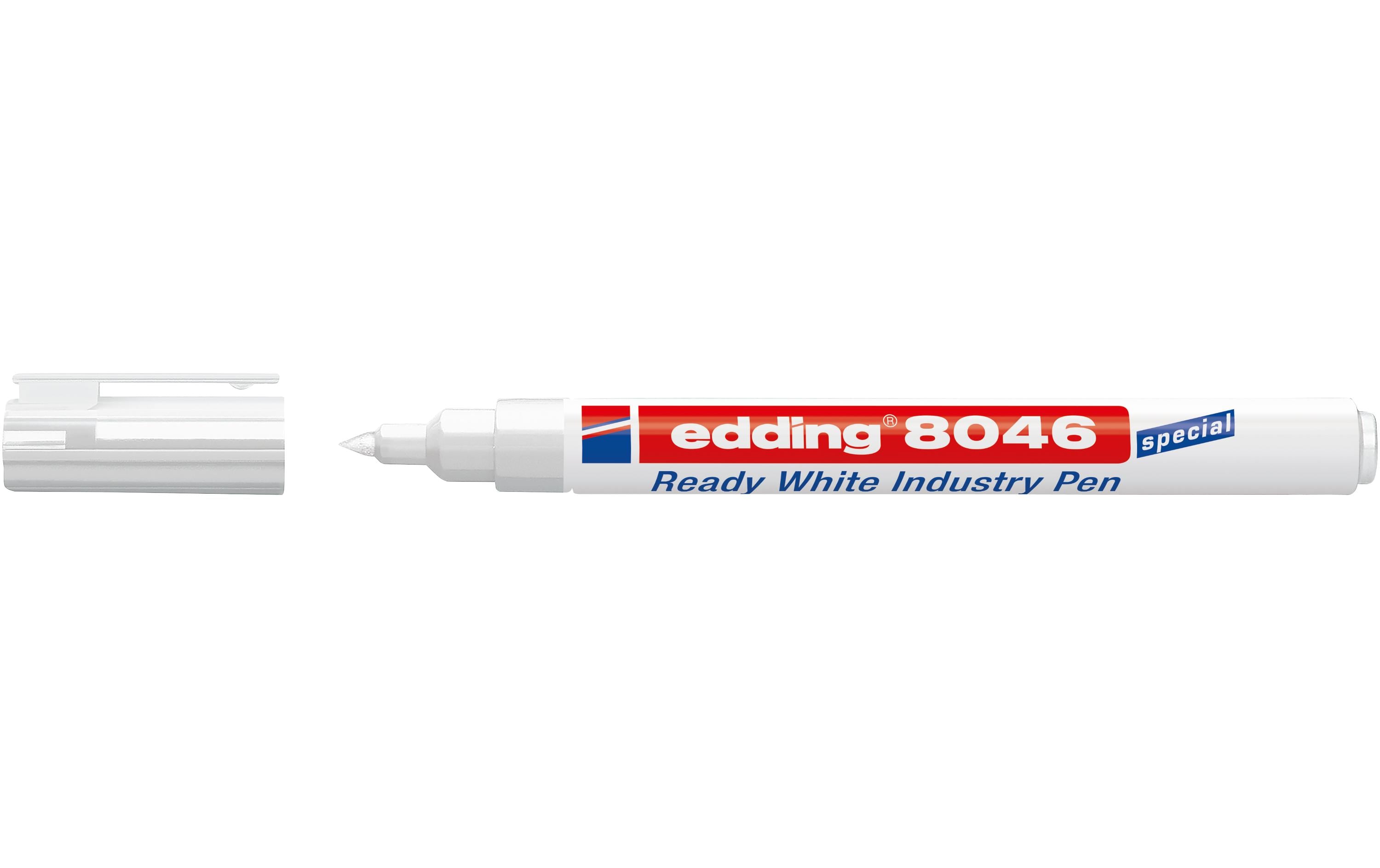 Permanent-Marker Ready White Industry Pen E-8046Industry Pen E-8046