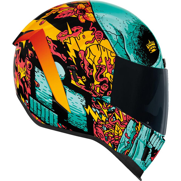 Icon - Casque Airform MIPS® Munchies™ Bleu / Jaune / Rouge