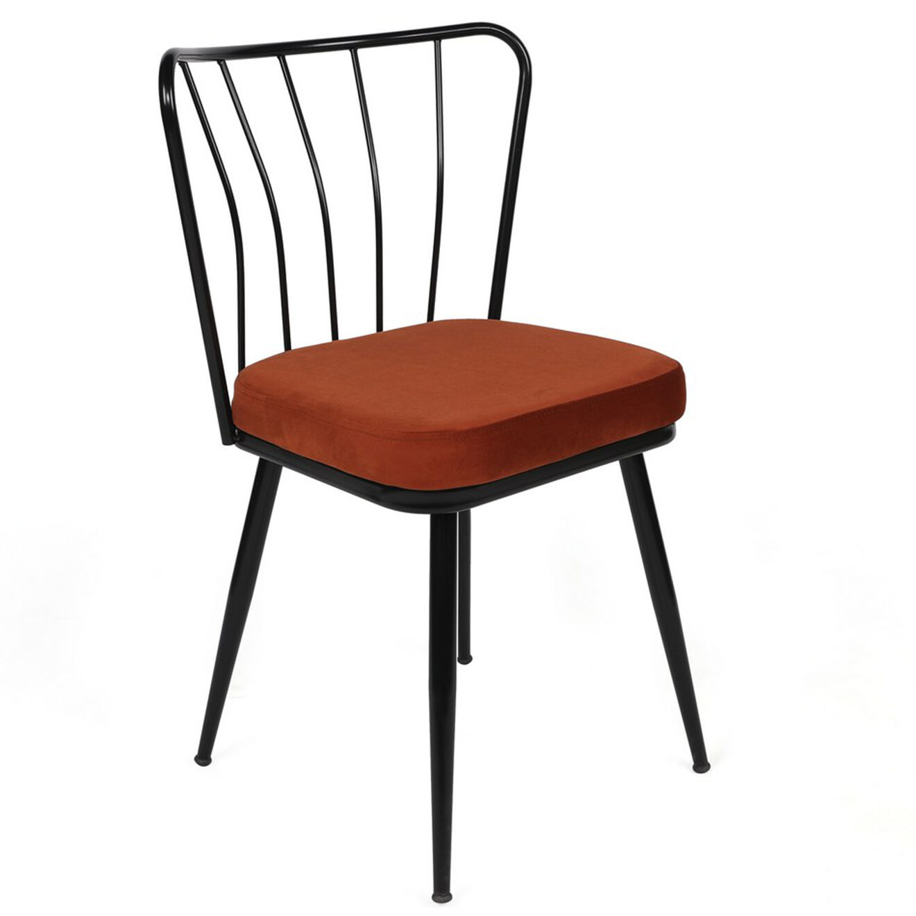 Homitis 2 Chaises Yildiz tuile/noir - 43x82x42 cm