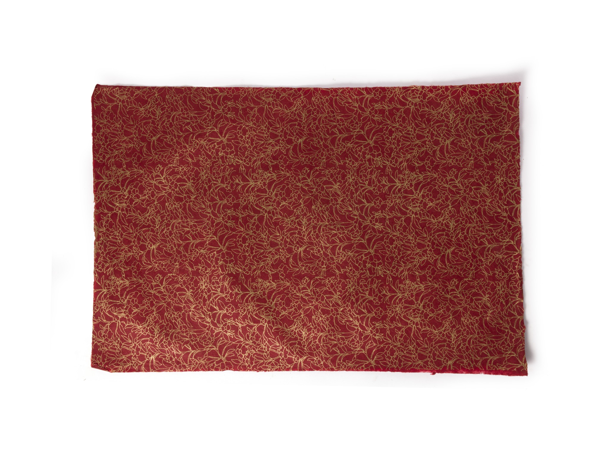 Geschenkpapier 'Blumen rot', handgeschöpft, L 76 cm, B 50 cm günstig bestellen
