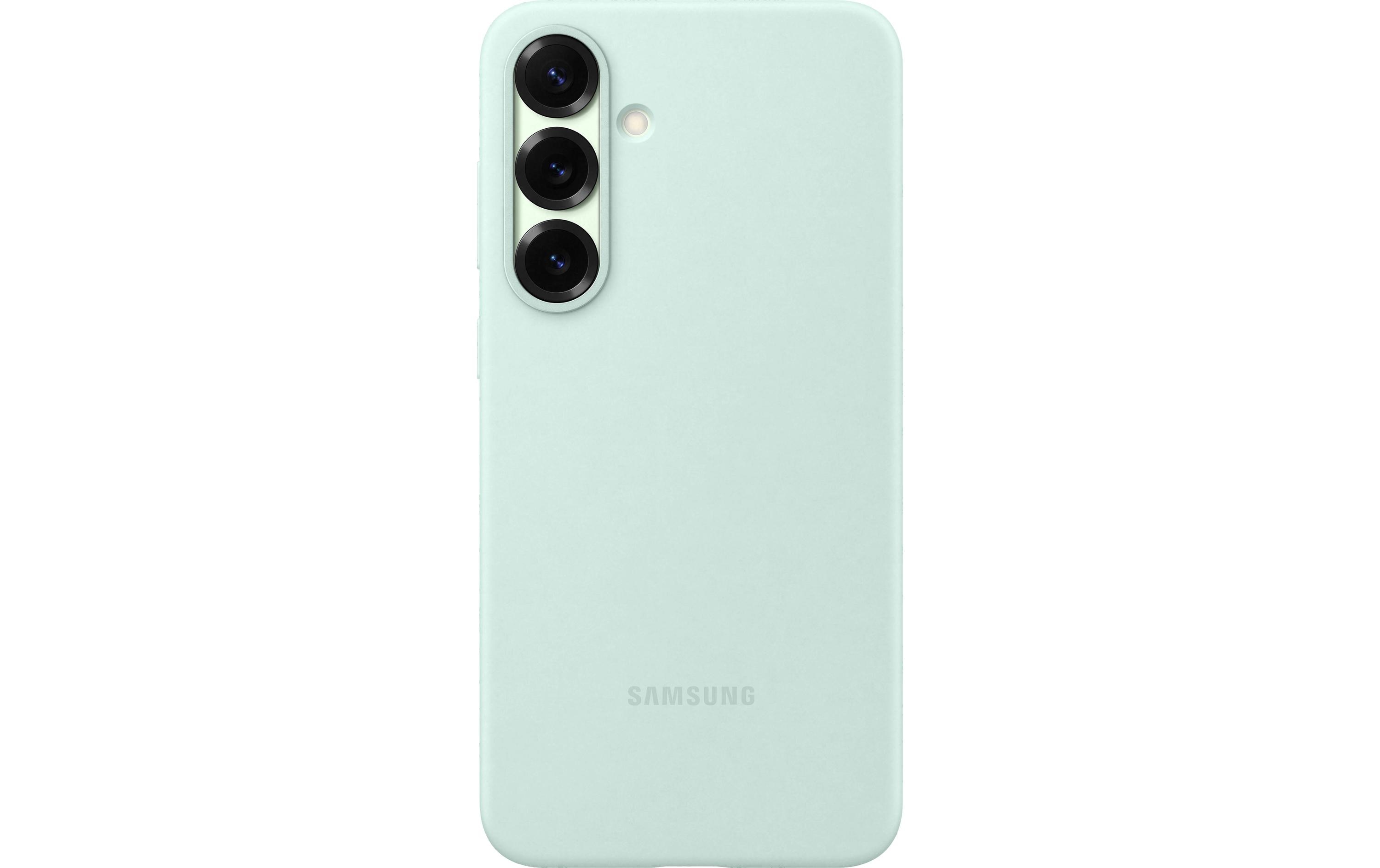 Back Cover Silicone Galaxy S25+ MintModerne Handyhülle aus ultradünnem und griffigem Silikon für das Samsung Galaxy S25+