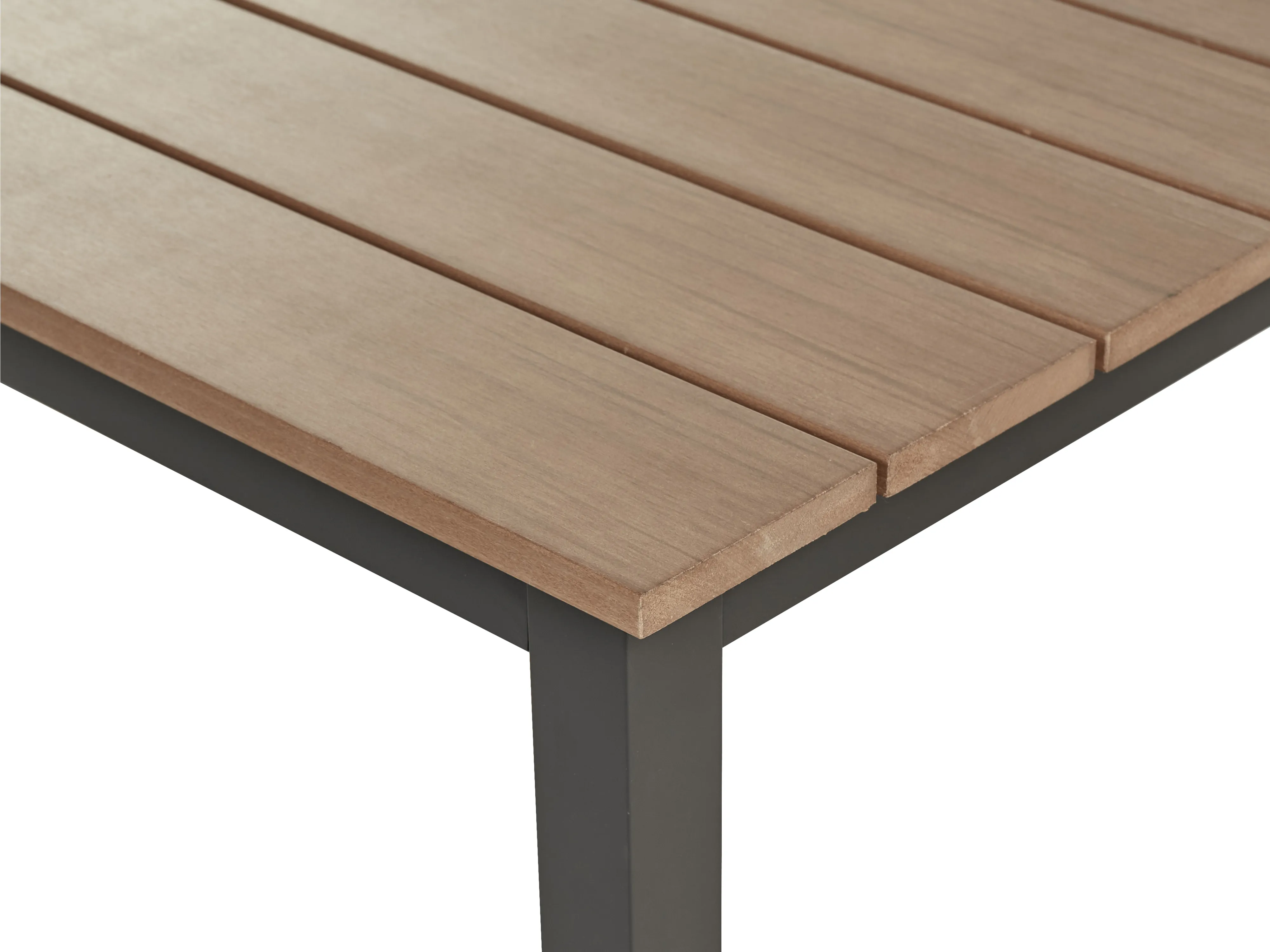 Tuin hoekloungeset met tafel 5-zits MESSINA linkszijdig Metaal Beige
