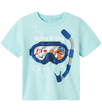Name It T-Shirt - NmmMorish - Blue Tönung