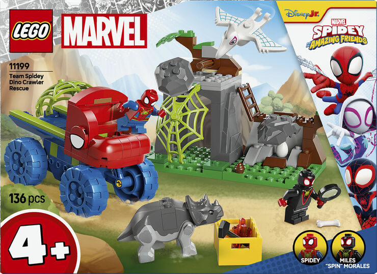 Lego Team Spideys dinotruck-redning 11199