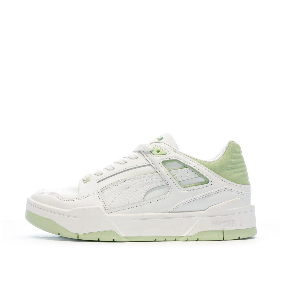 Puma Baskets Blanches/Vertes Homme Puma Slips tream