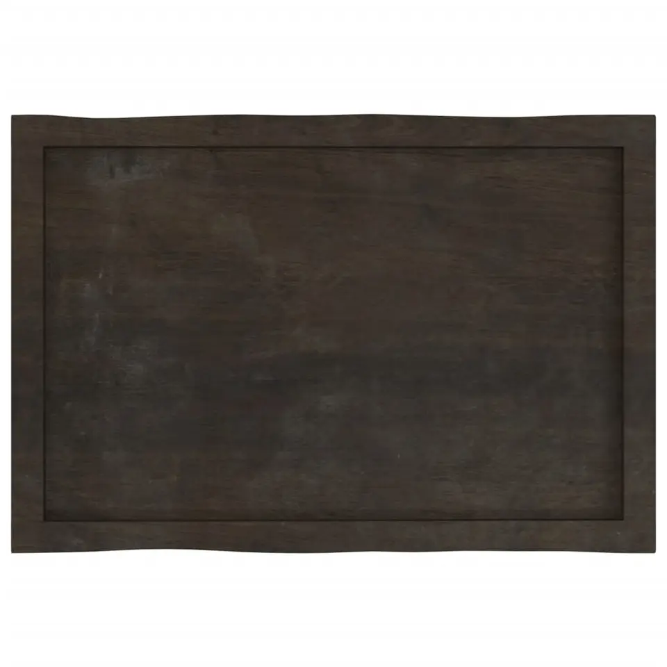 vidaXL - Tafelblad - Bruin - Eikenhout - 80 x 50 x 4 cm