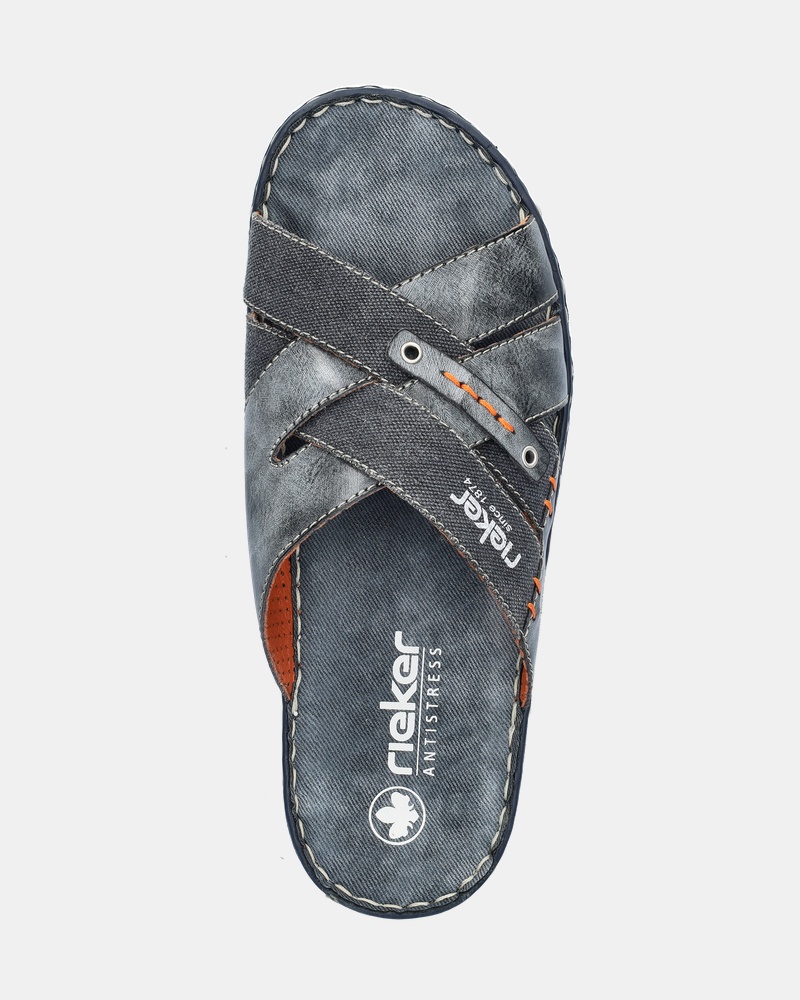 Rieker Slippers  - blauw