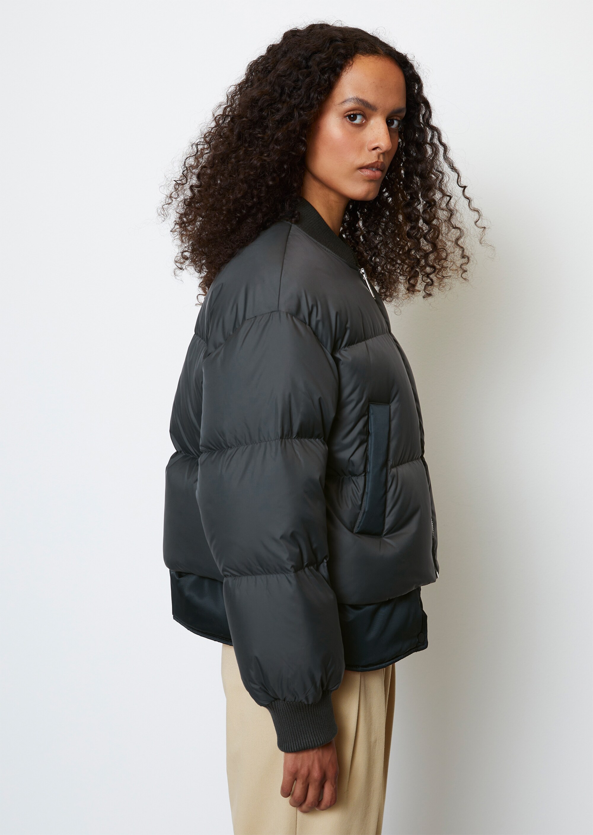 MO'P X CHEVIGNON Blouson-Daunenjacke regularmit abzippbarem Saum