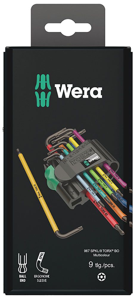 Wera 967/9 TX BO Multicolor 1 SB Winkelschlüsselsatz kaufen | Bike-Discount