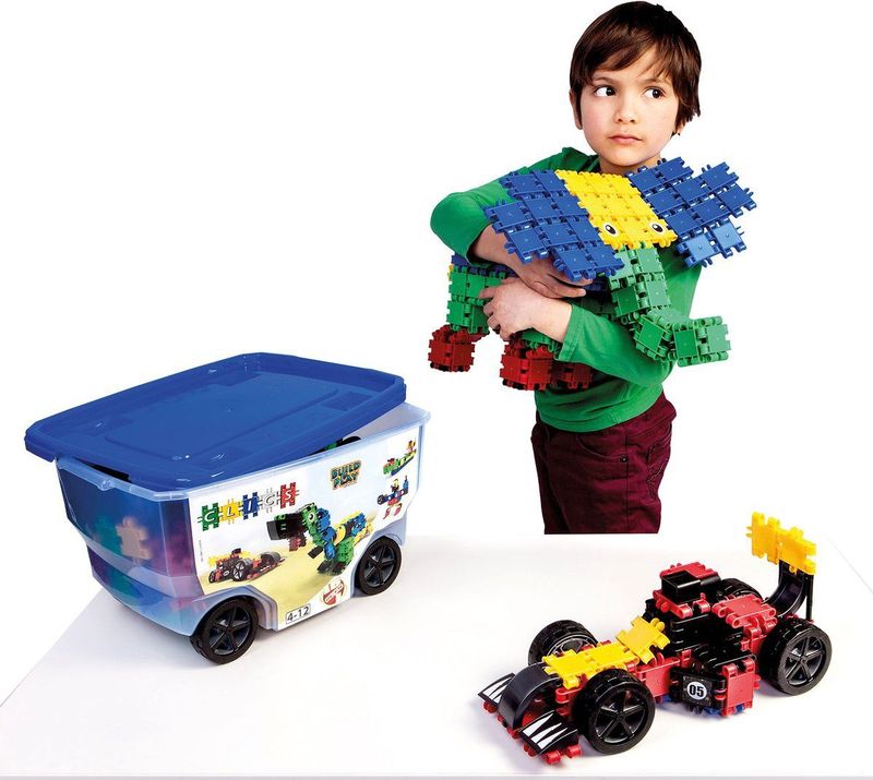 Clics - Bouwblokken - Duurzaam Speelgoed - Gerecycled Kunststof - Bouwset 15 in 1
