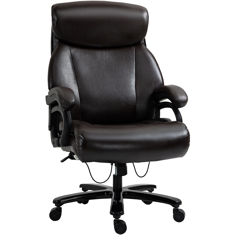 Vinsetto Bürostuhl ergonomisch geformt, high-end gaslift Braun