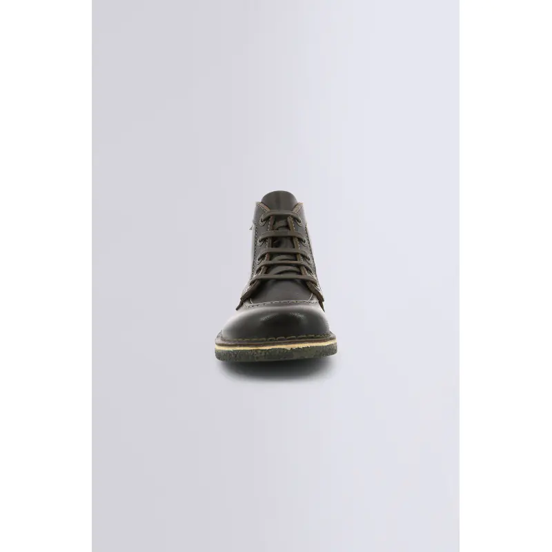 LEGENDIKNEW MARRON FONCE SEMELLE MARRON BOTTINES Cuir Femme