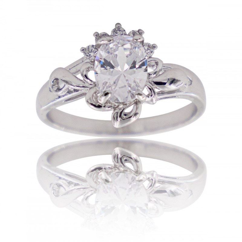 Bague Femme Rhodium VANYA
