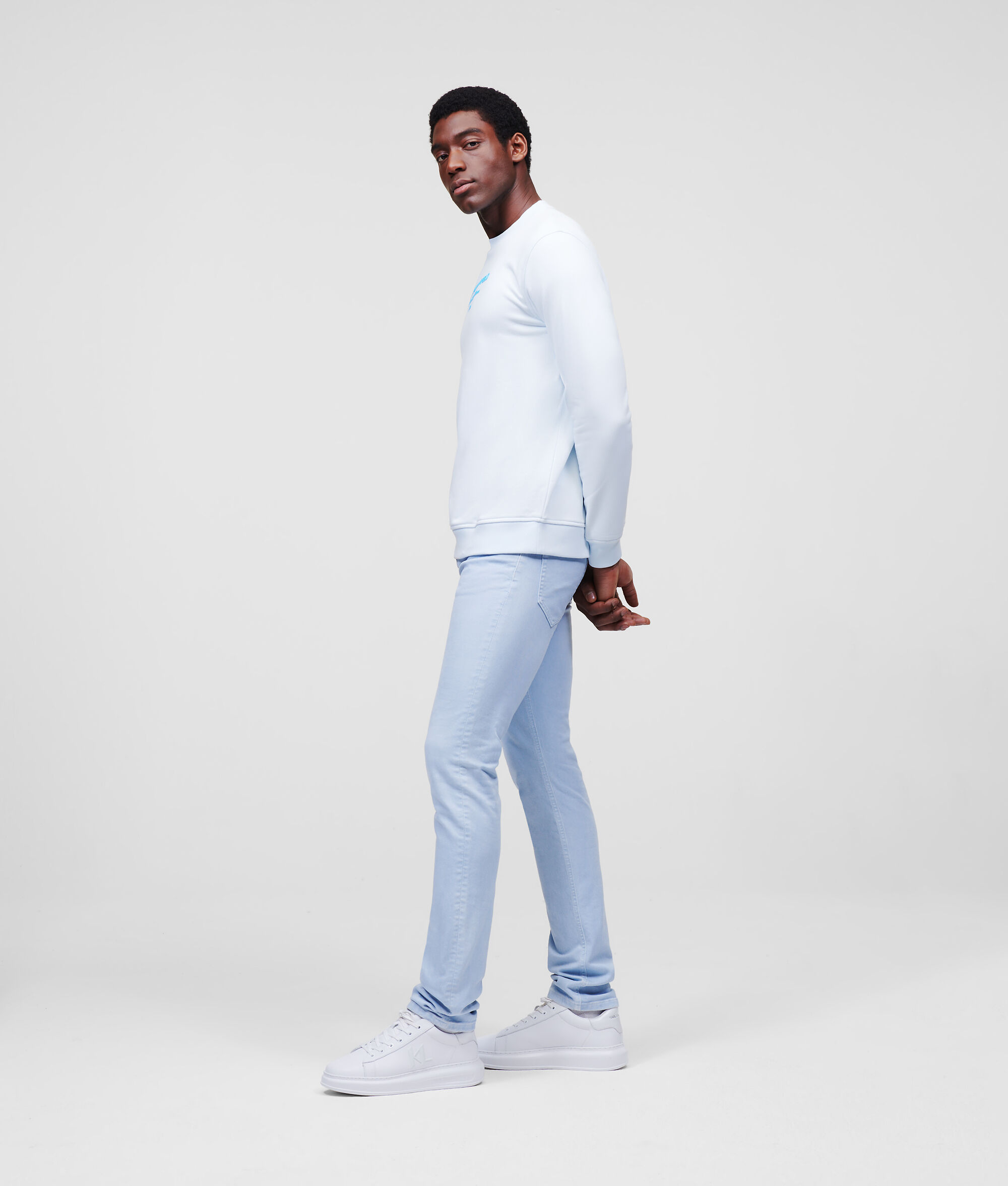 Sweat-shirt à logo ton sur ton