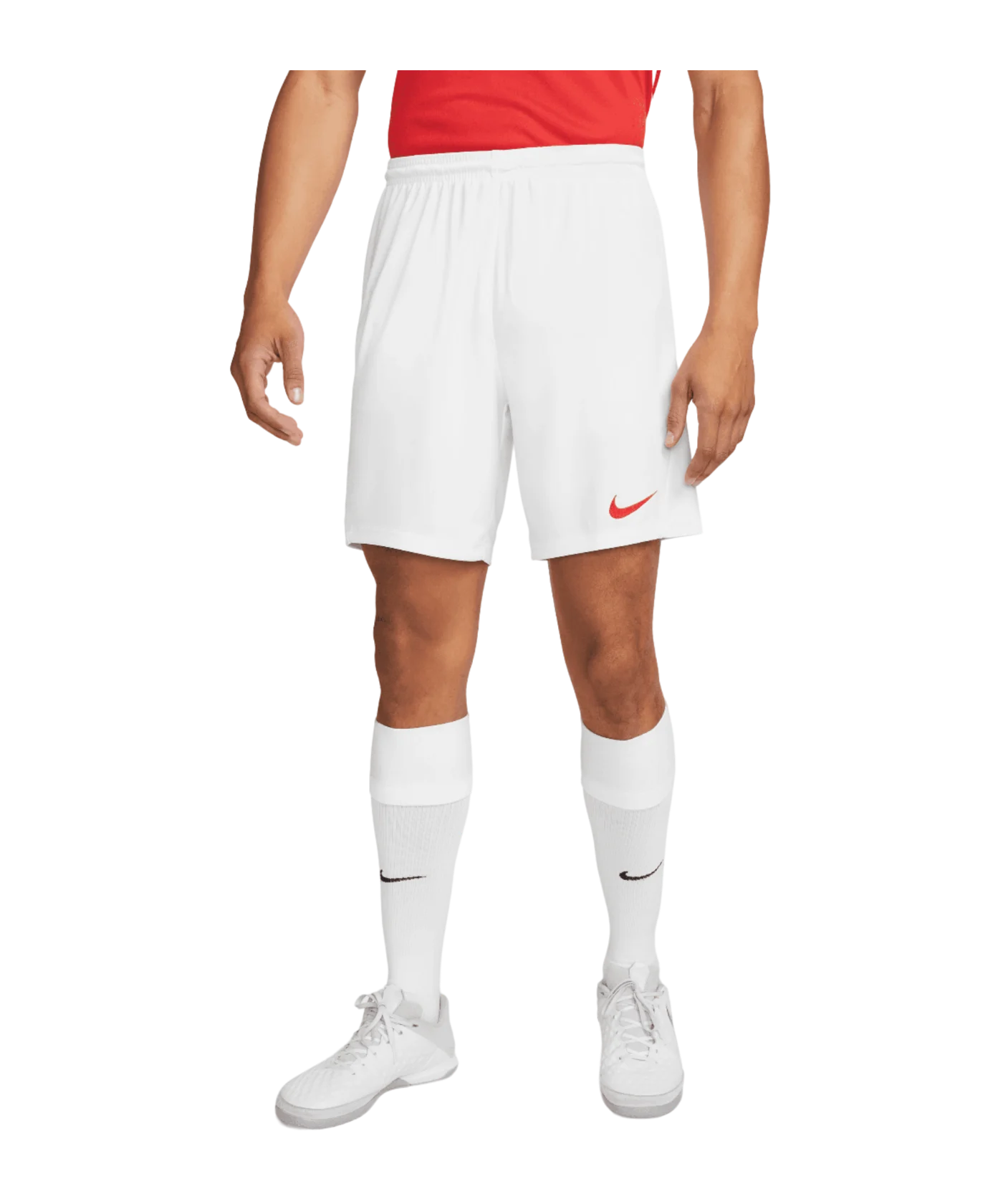 Nike Park III Short Weiss Rot F103