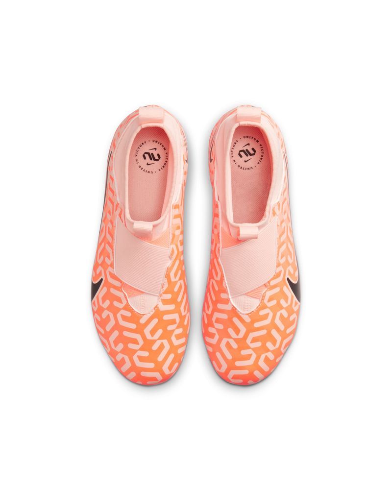 Chaussures de football Nike Mercurial Superfly 9 Academy FG/MG Orange pour enfant