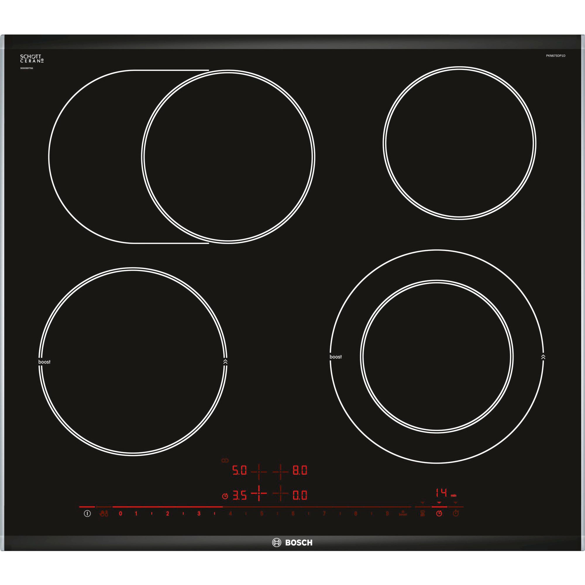 Bosch Autarkes Kochfeld PKN675DP1D Serie 8
