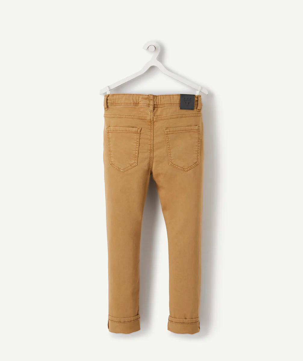 LOUIS LE PANTALON SKINNY CAMEL TAILLE +