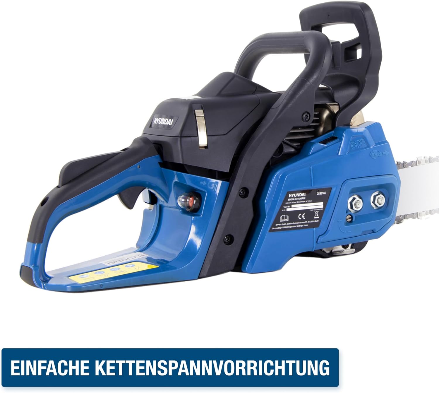 HYUNDAI Benzin-Kettensäge CS3616G | 40 cm/16