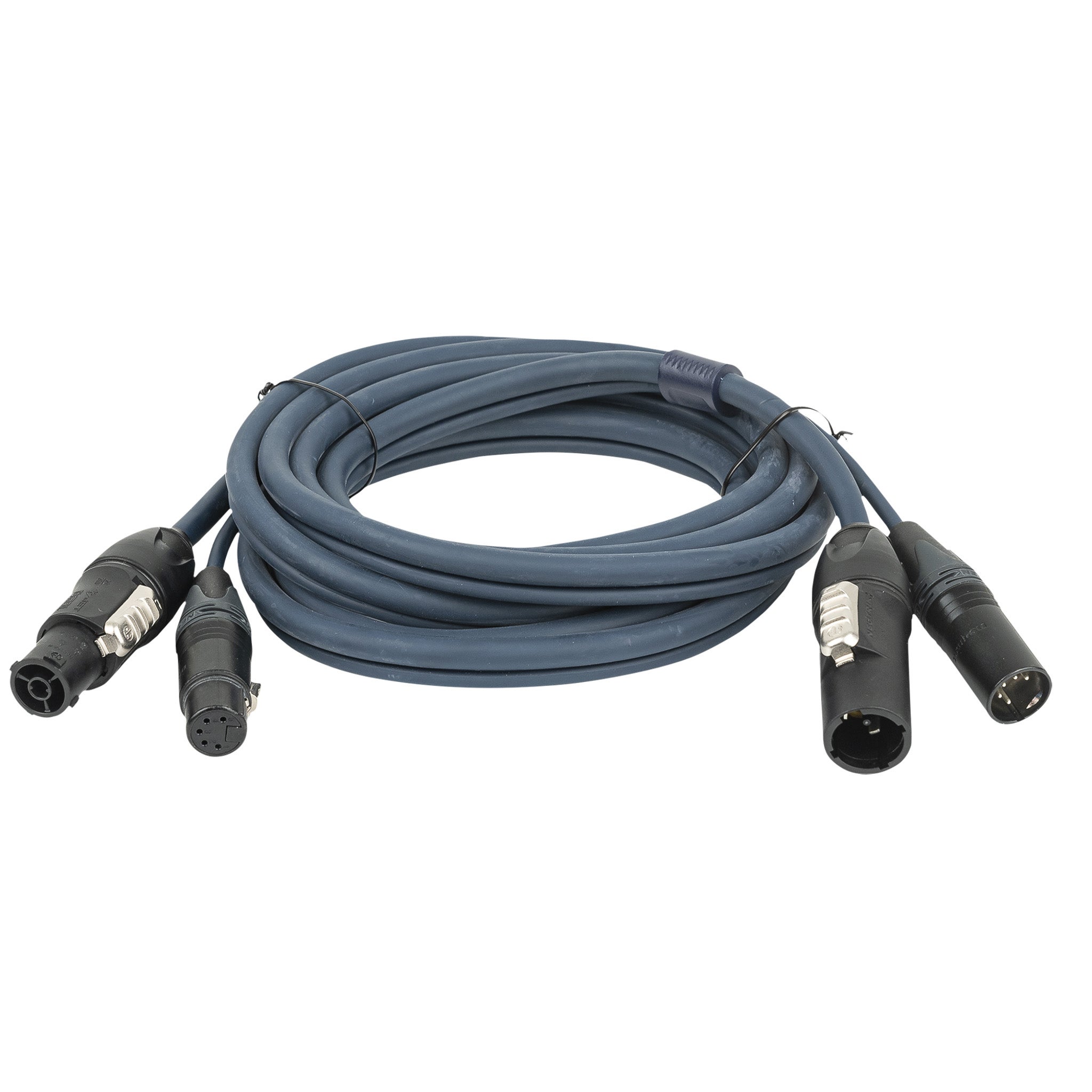 DAP FP-14 hybride kabel PowerCON True1 - 5p XLR 3 meter