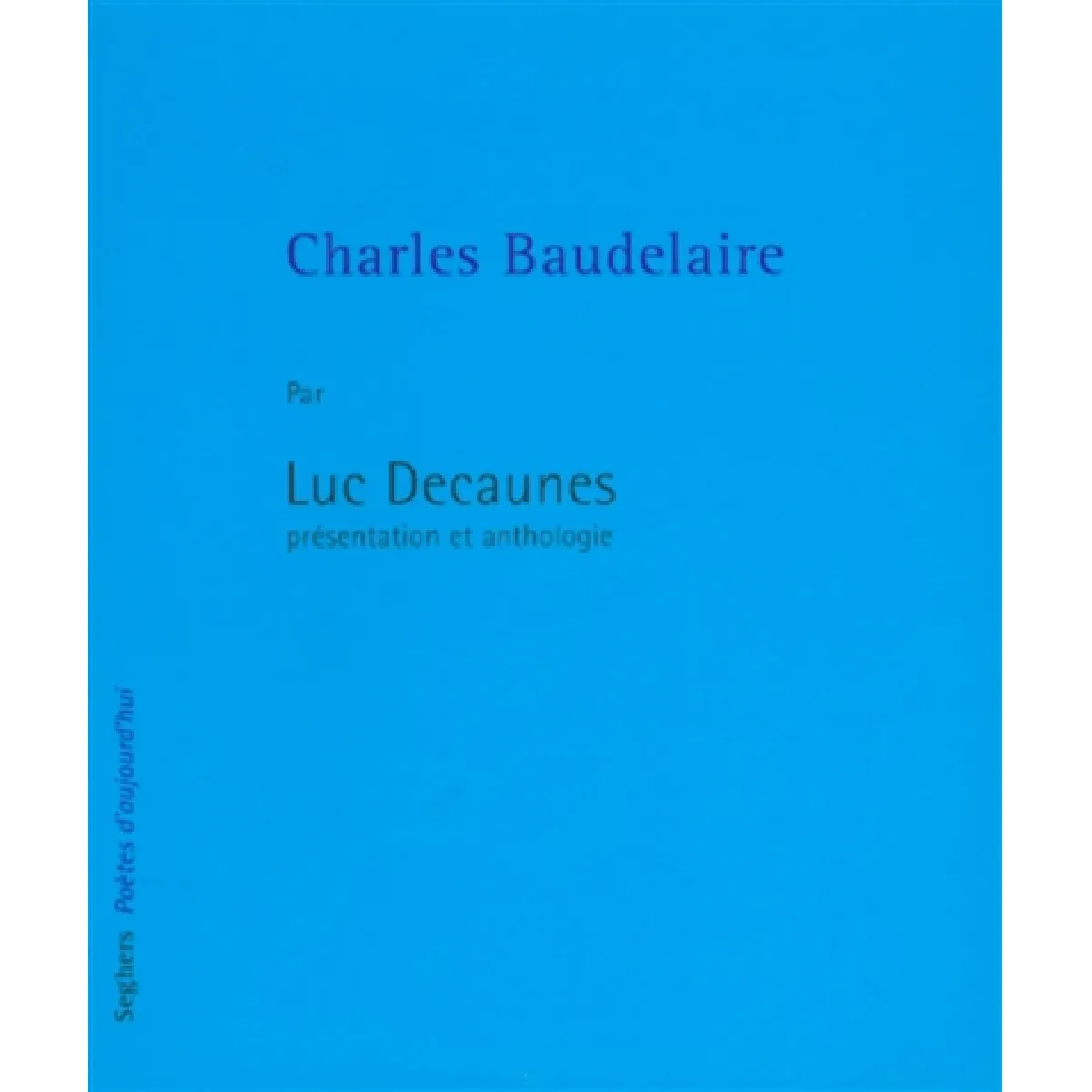 Baudelaire · Occasion