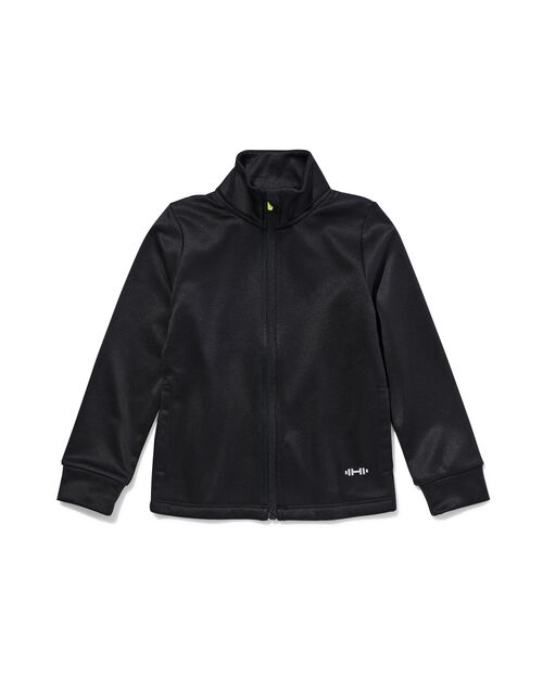 veste d'entraînement polaire pour enfants noir
