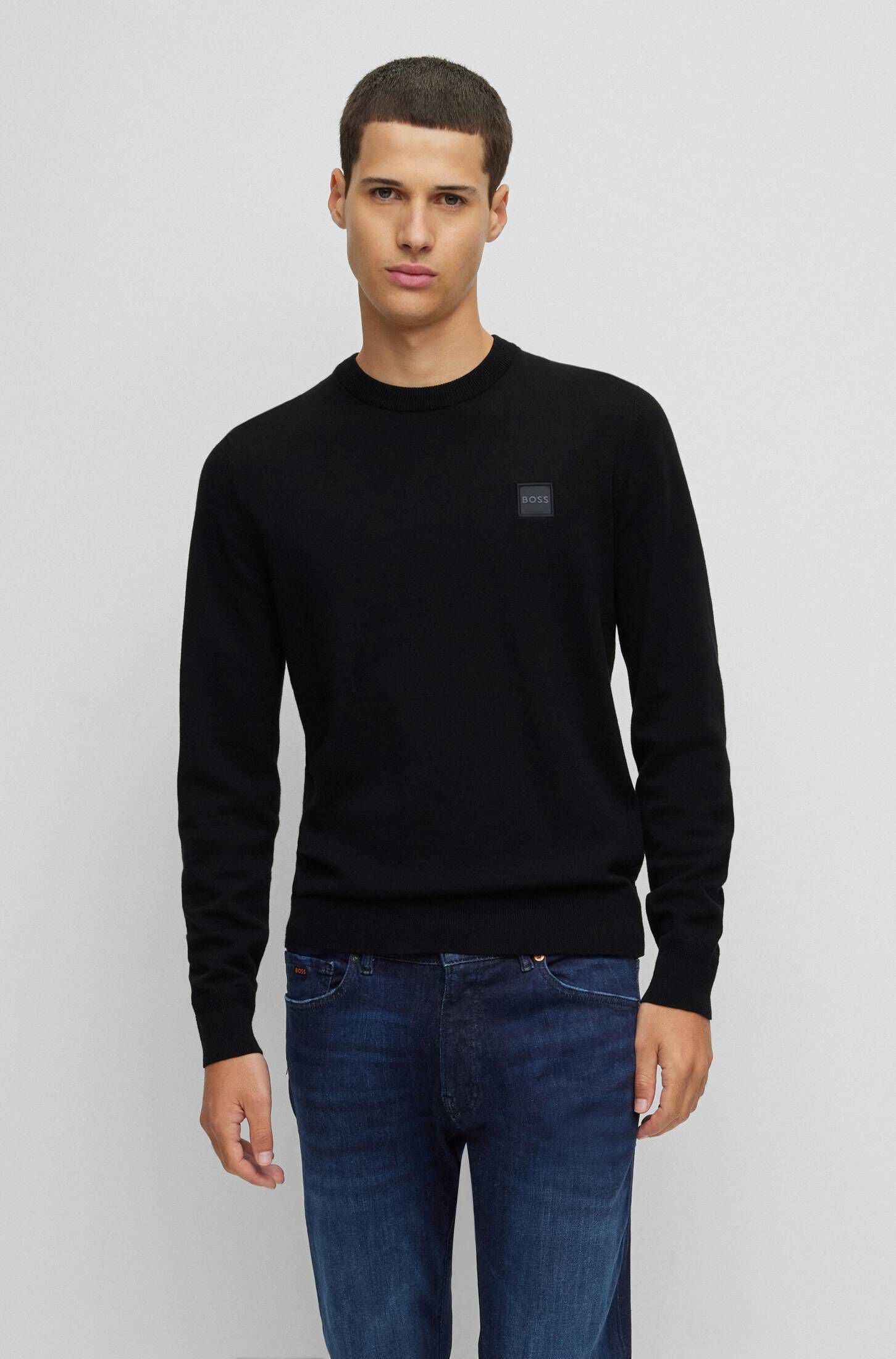 BOSS| Herren Pullover KANOVANO mit Kaschmir