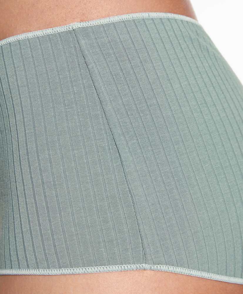 2 pares de calcinhas culote confortáveis em modal com detalhes contrastantes