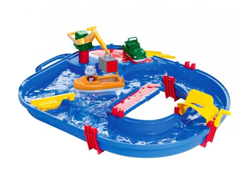 AquaPlay Wasserbahn Starter-Set Hafenbecken mit 21 Teilen