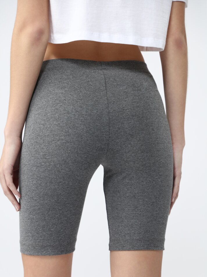 Calça legging de ciclismo - Cinza antracite