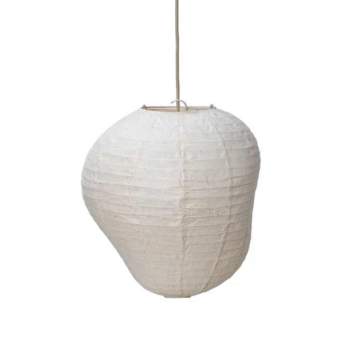Ferm Living - Kurbis Lampenschirm, H 40 x Ø 38 cm, natur