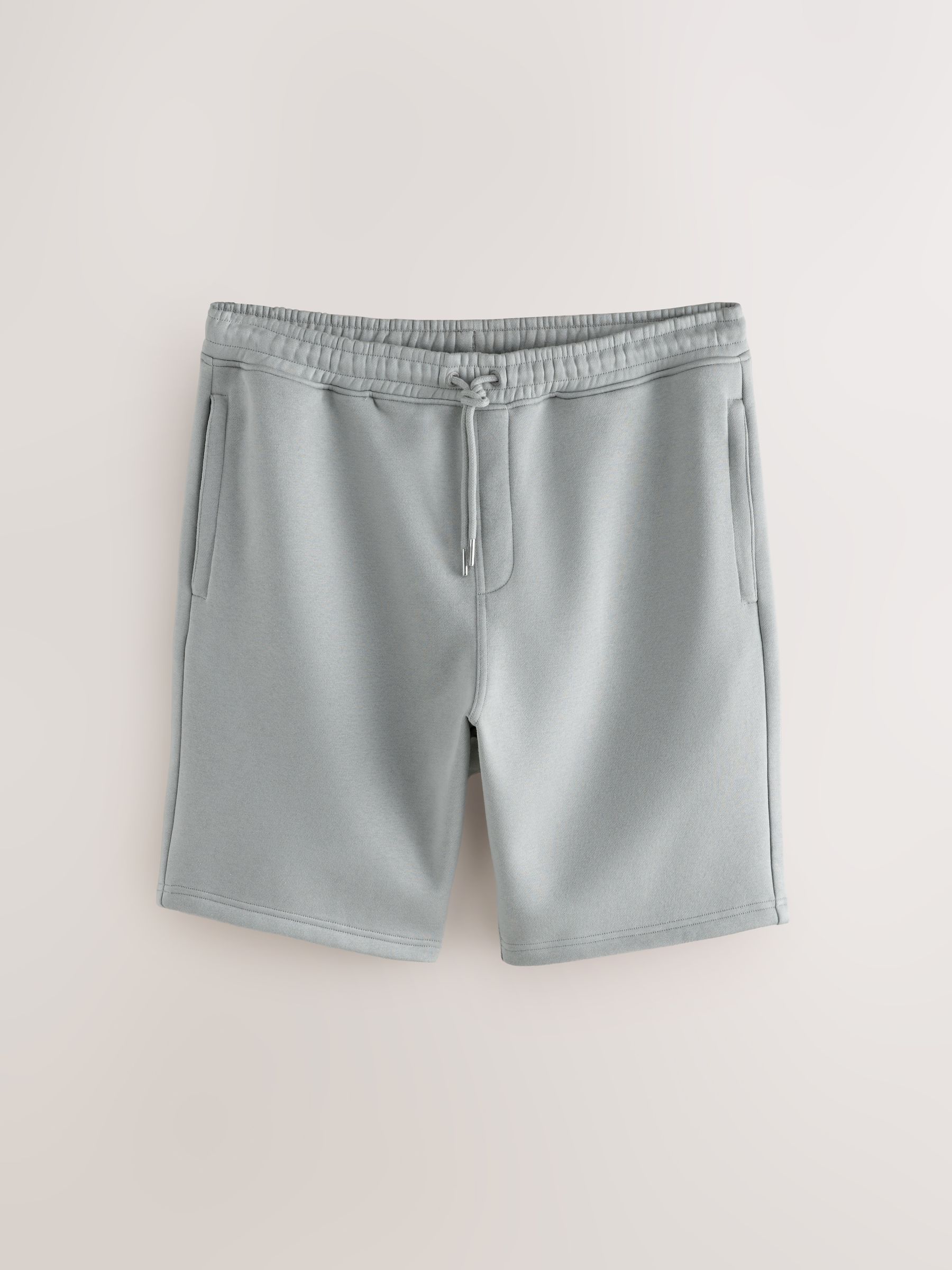 Grijs/zeeschuim - Zachte jerseyshorts verpakking van 2