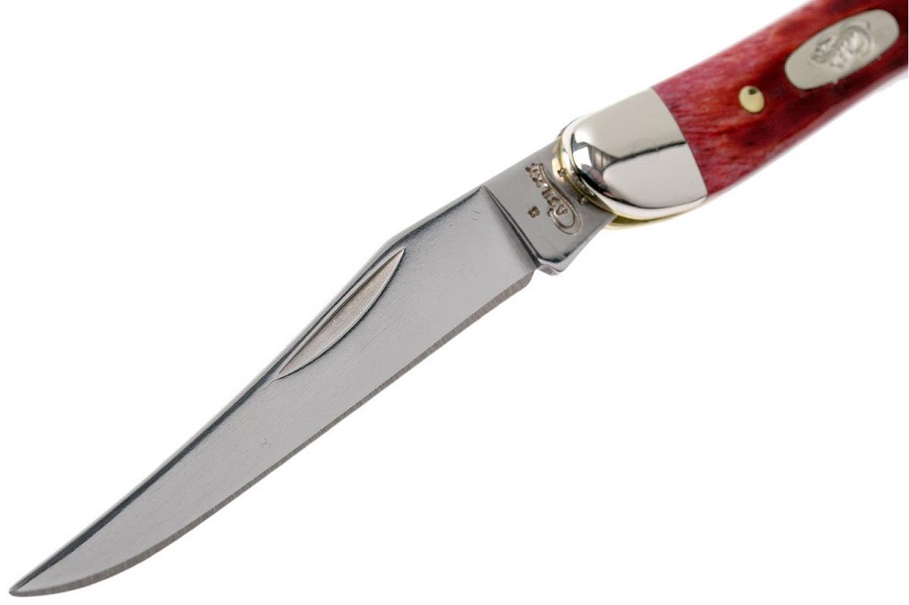 Case Small Texas Toothpick Pocket Worn Old Red Bone, 00792, 610096 SS zakmes