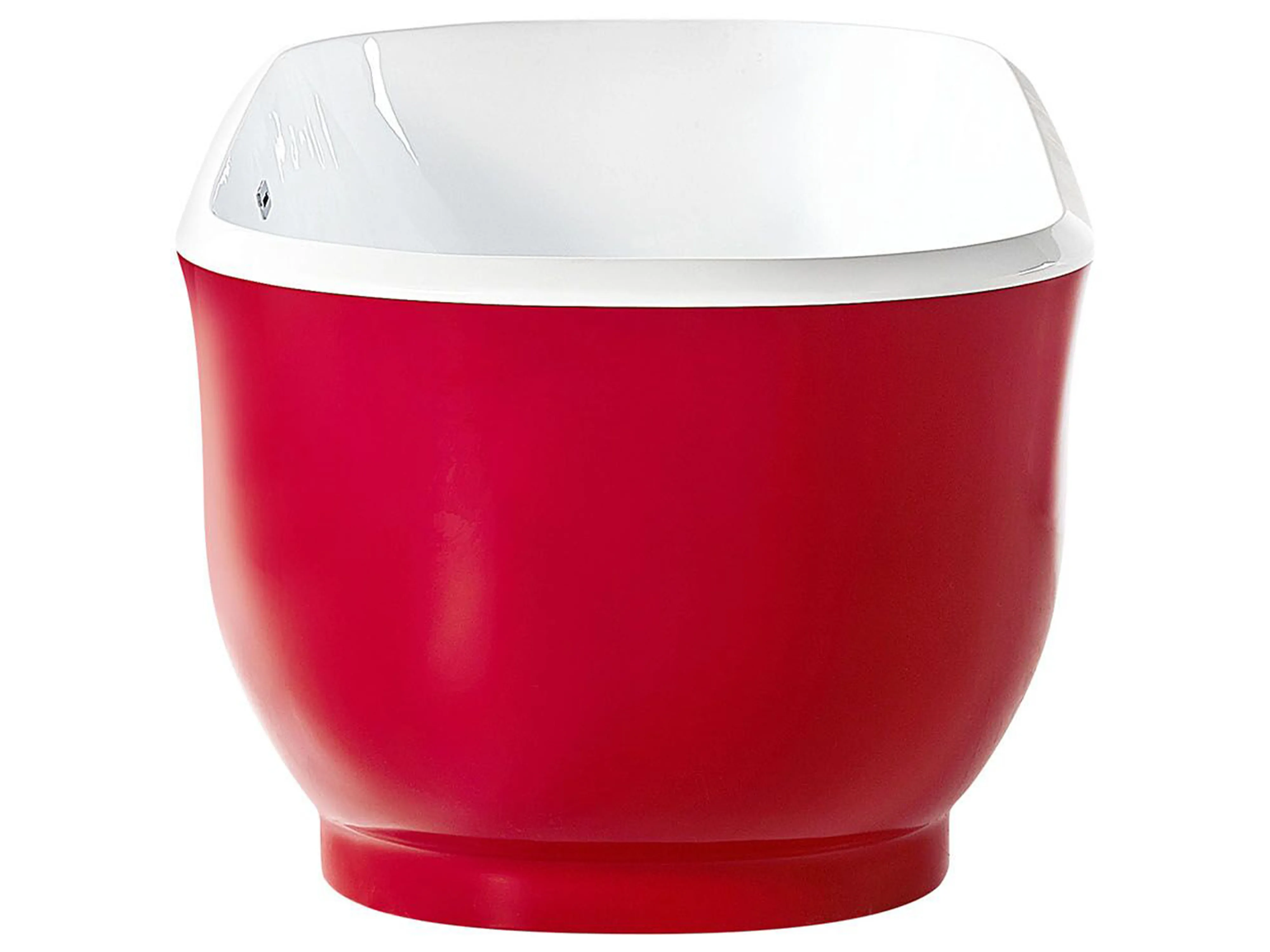 Vrijstaand bad TESORO 170 x 77 cm Rood