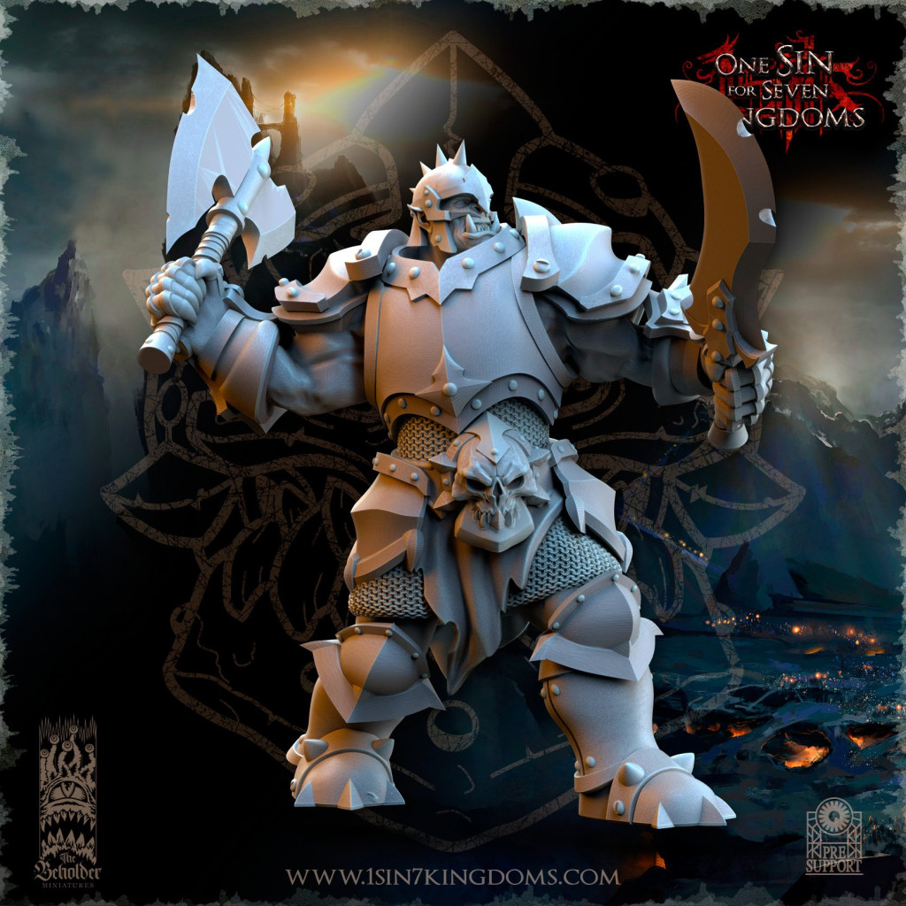 The Beholder Miniatures - Orcs - 8 Guerriers
