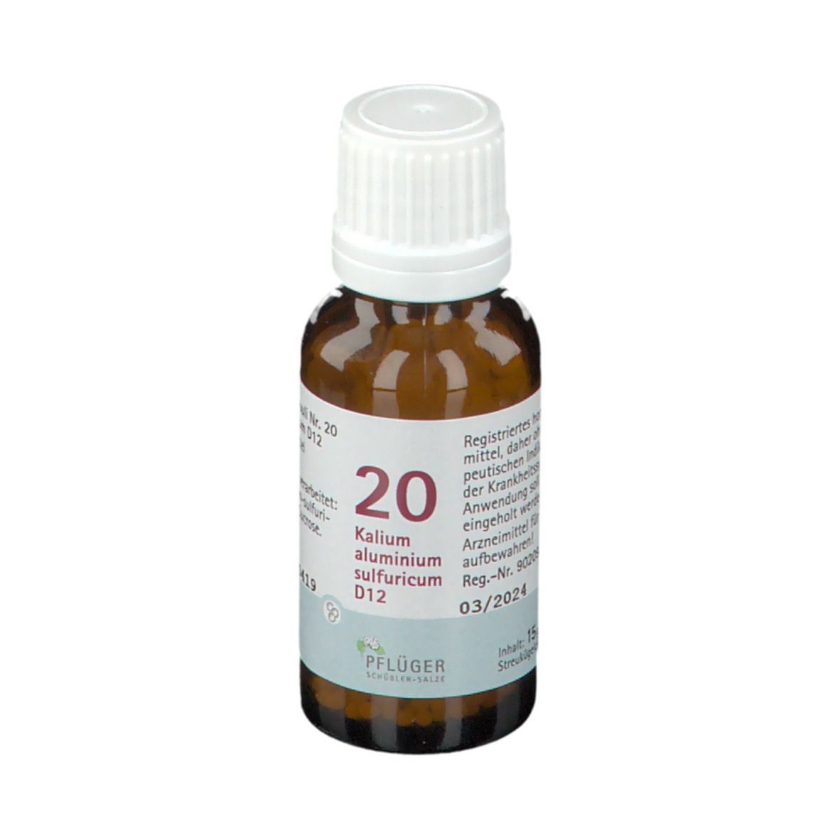 BIOCHEMIE PFLÜGER® Nr. 20 Kalium aluminium sulfuricum D12