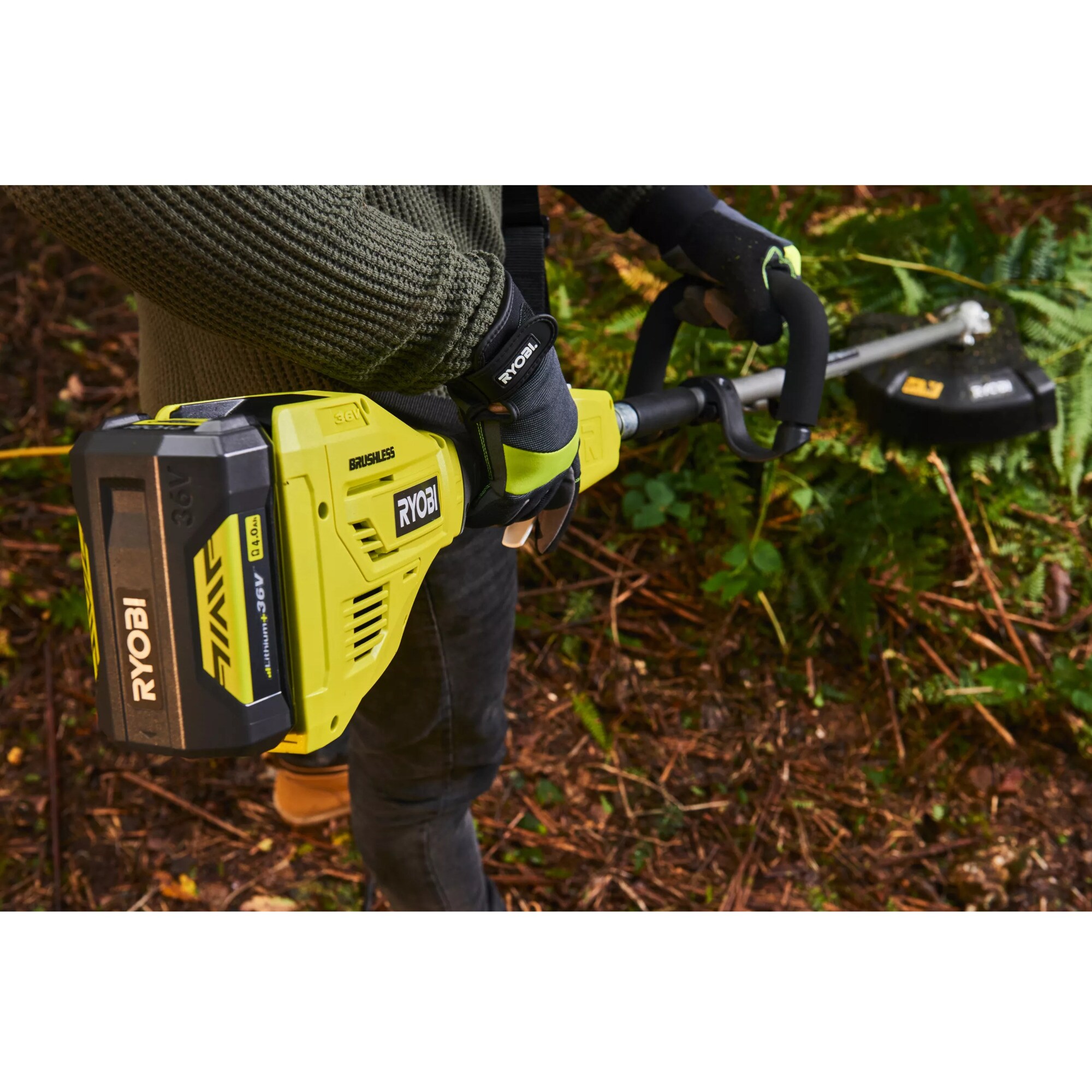 Ryobi Rasentrimmer MAX POWER Akku-Rasentrimmer Expand-it RY36ELTX33A-0, 36Volt