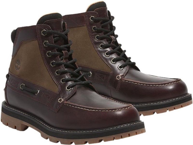 Timberland - Britton Road Mid - Leren Laarzen - Zwart - Leer - Duurzaam