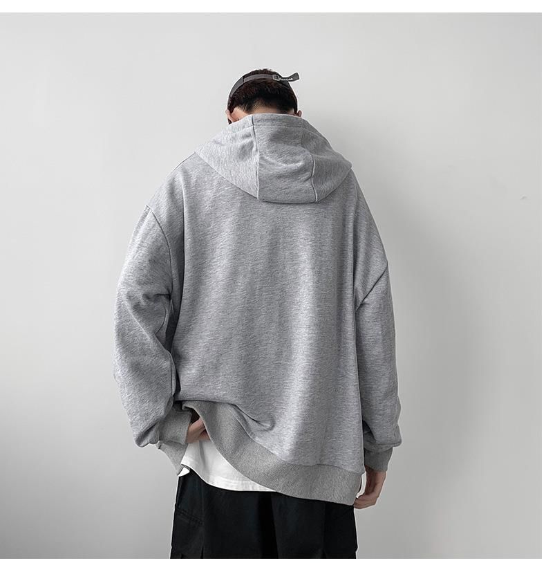 Femilina - Effen hoodie met rits