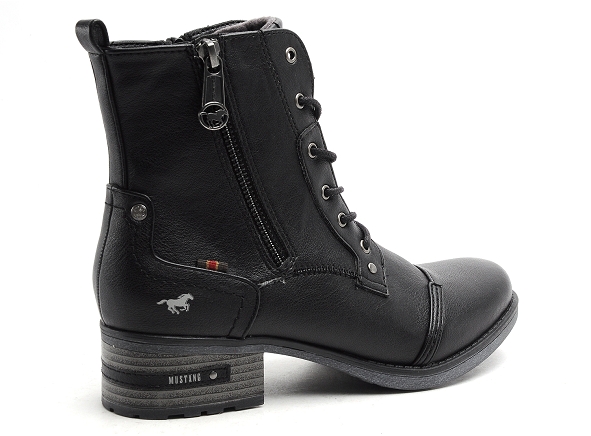 Mustang boots bottine talons femme 1229513 noir