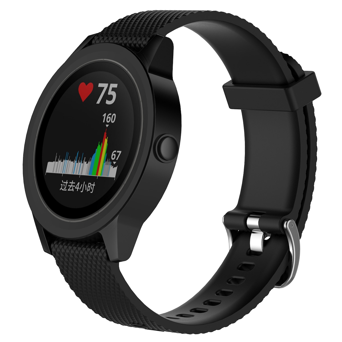 Garmin Forerunner 245 / 245M klokkereim i silikon Svart