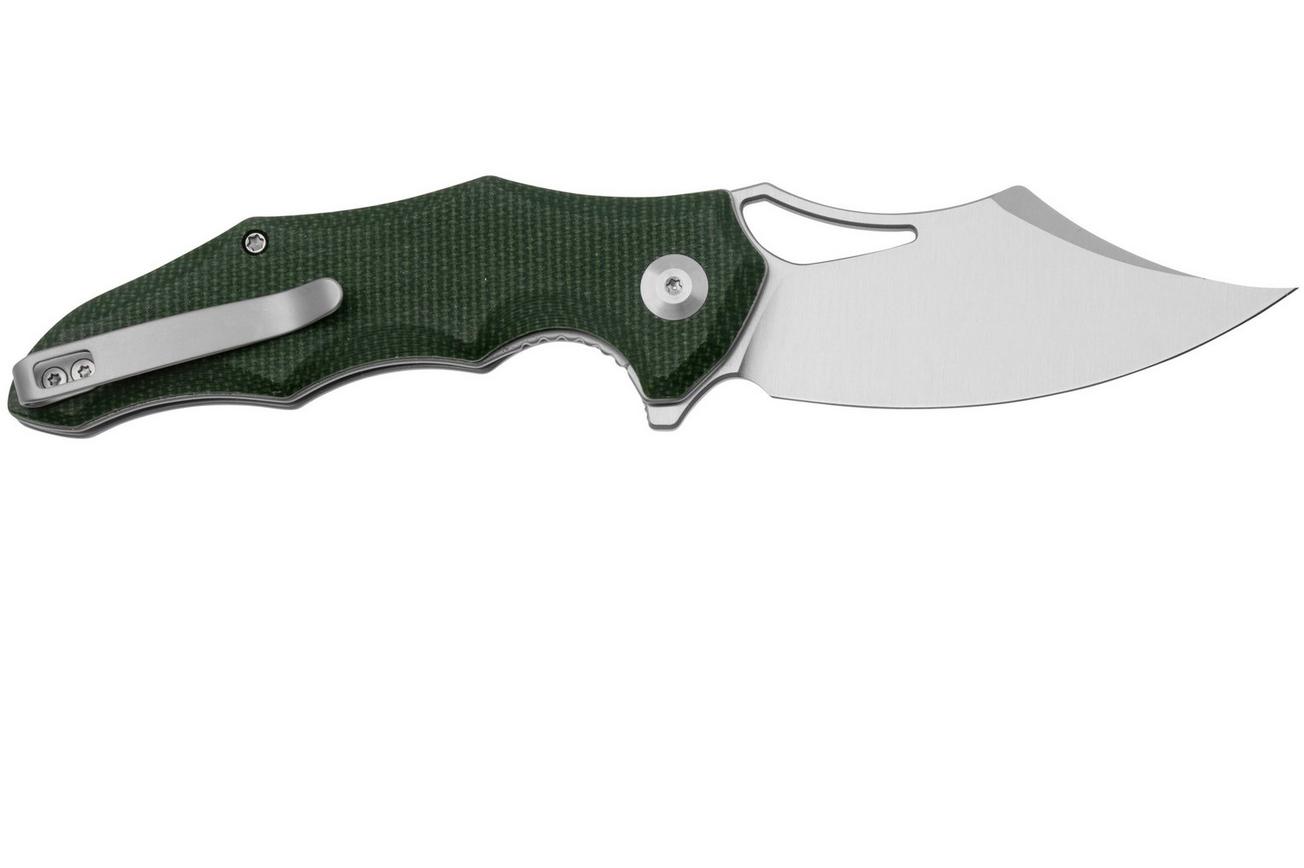 CIVIVI Chiro C23046-2 Satin, Green Micarta, zakmes