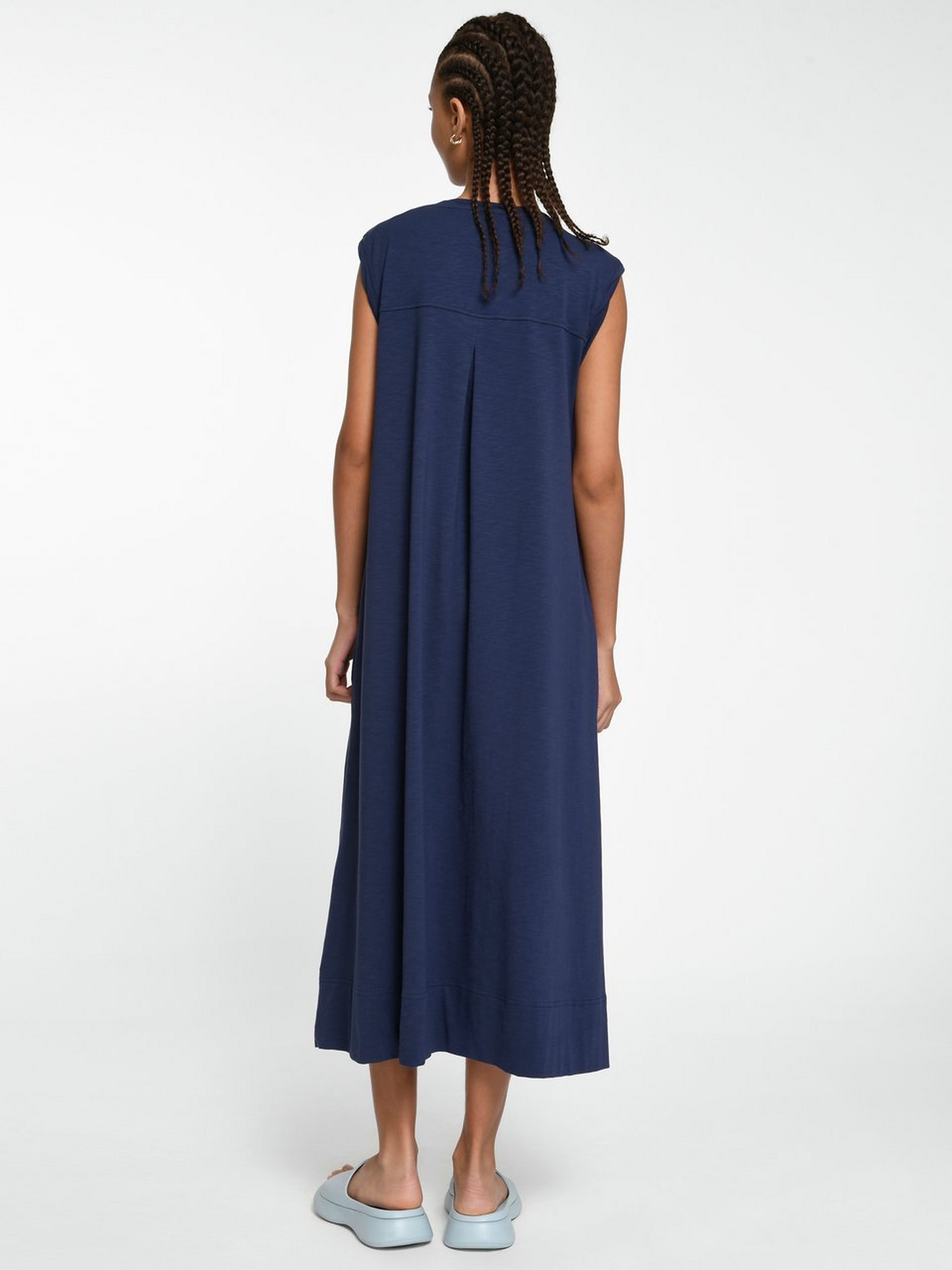 Ärmelloses Jersey-Kleid