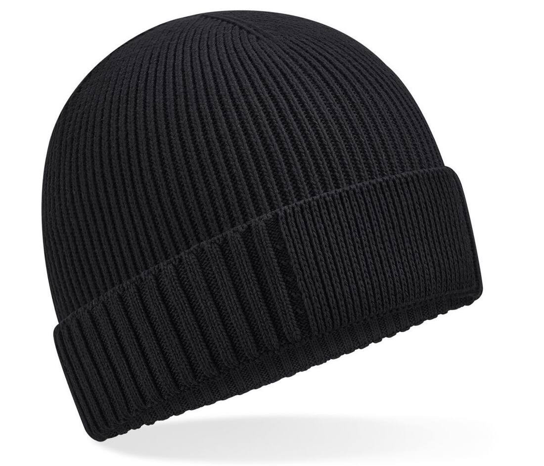 BEECHFIELD BF438N - Bonnet avec rabat en coton organique