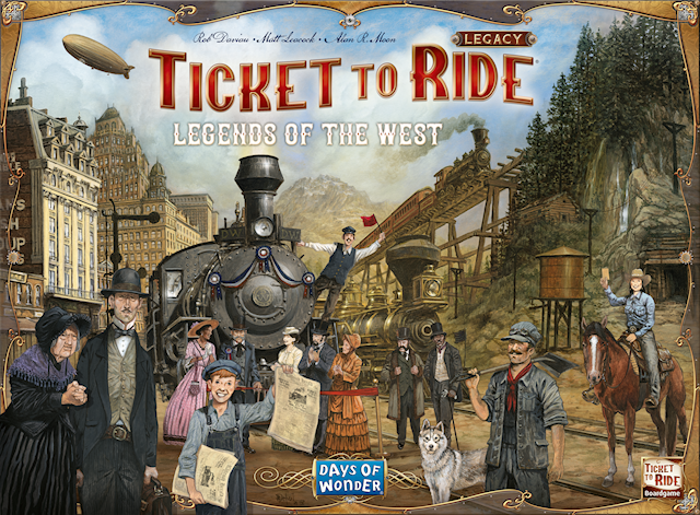 Ticket To Ride Legacy, Legends of the West (EN)