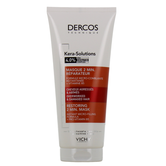 Masque réparateur cheveux secs et abîmés Dercos Kera Solutions
