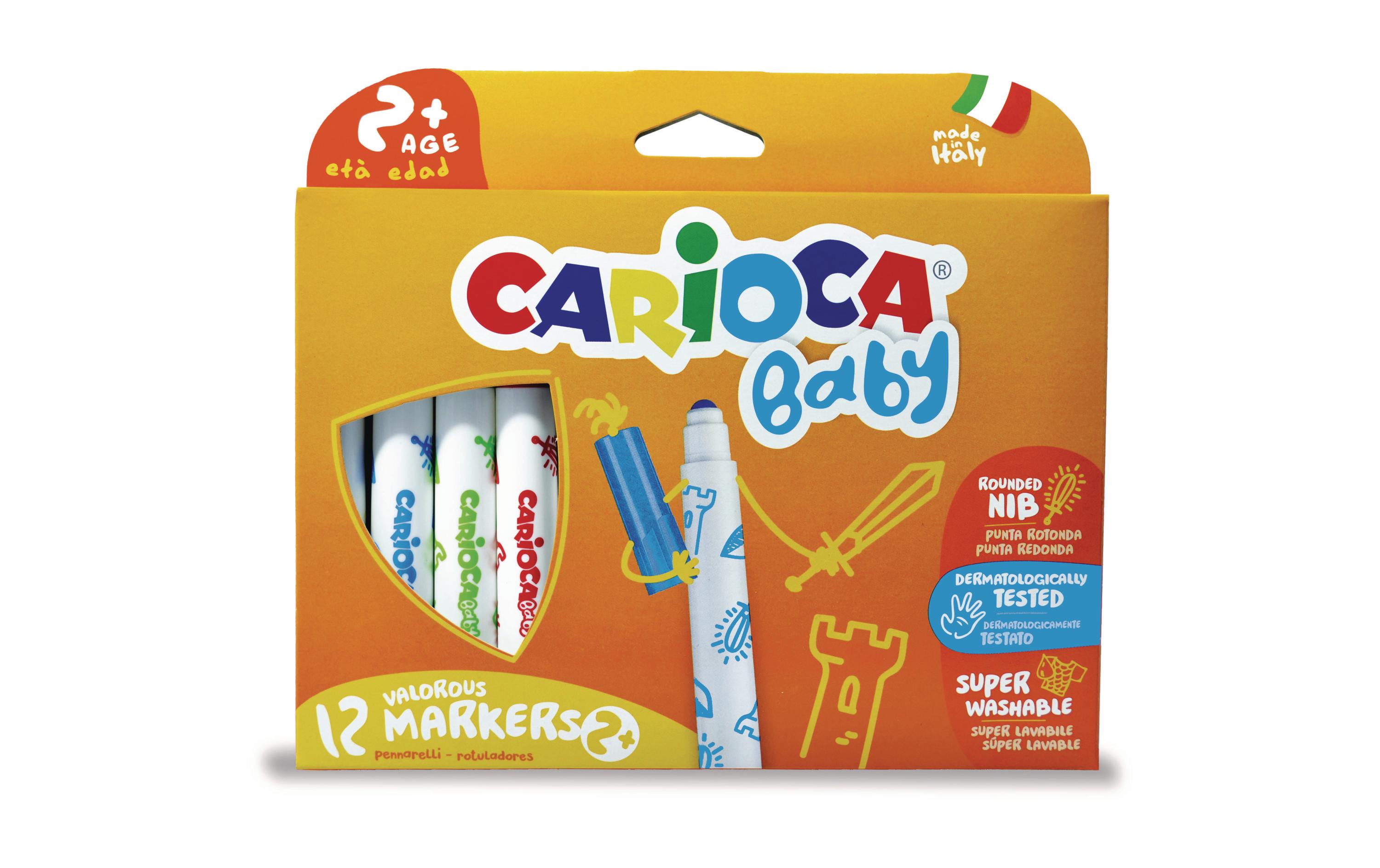 Fasermaler Baby 2+ 12 Stück, MehrfarbigFarbstifte